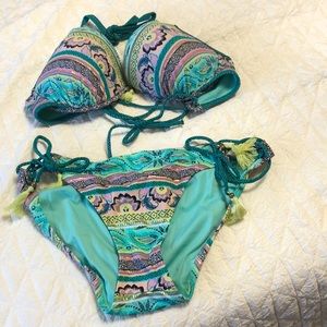 Two piece swim suit!